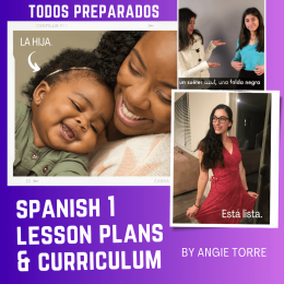 Spanish 1 Lesson Plans and Curriculum