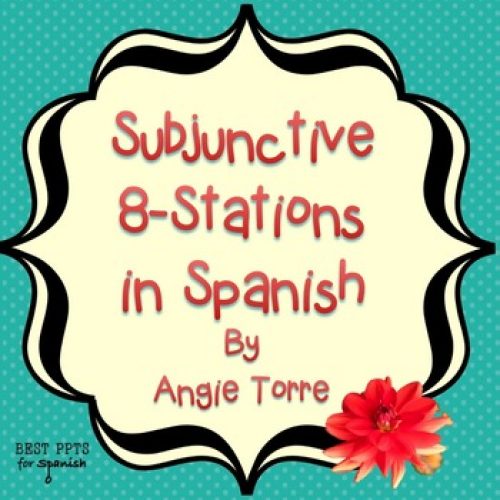 Subjunctive Eight Stations in Spanish