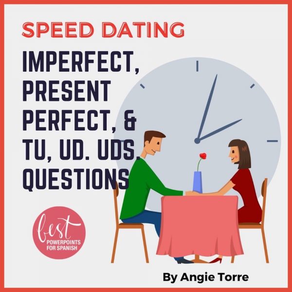 Spanish Speed Dating for the Imperfect Tense, Preesent Perfect, and Tú, usted, ustedes