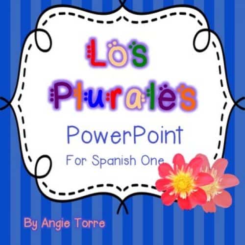 Spanish Plurals PowerPoint