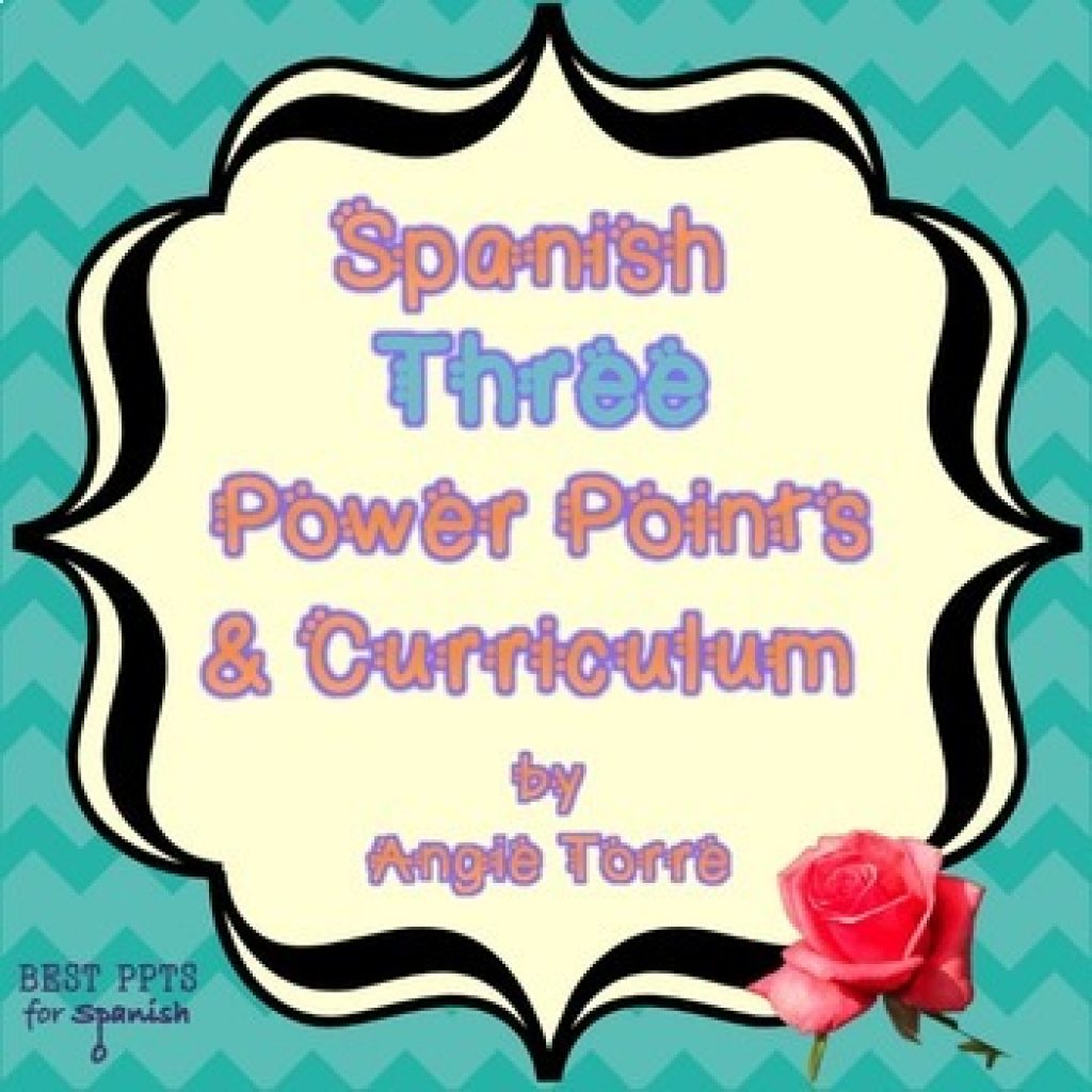 Spanish Three PowerPoints And Curriculum Spanish Three Resources