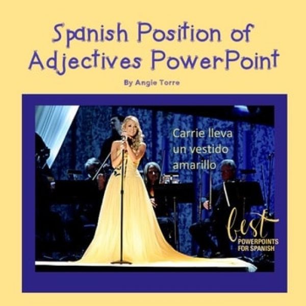 Position of Adjectives for Spanish One