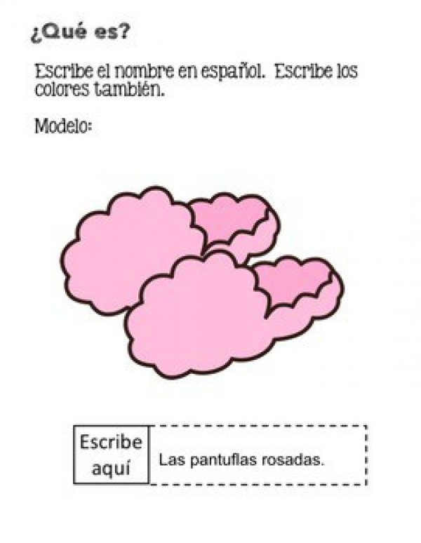 Spanish Clothing Google Drive Activity - Image 3