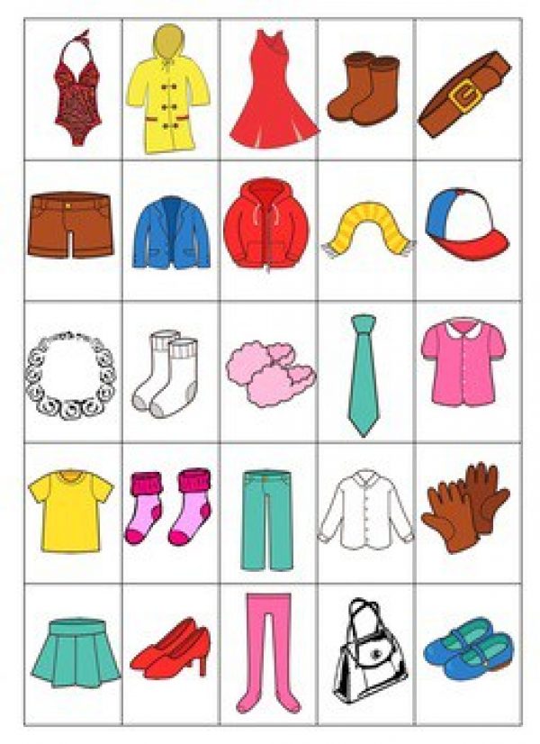 Spanish Clothing La ropa Bingo - Best PowerPoints for Spanish