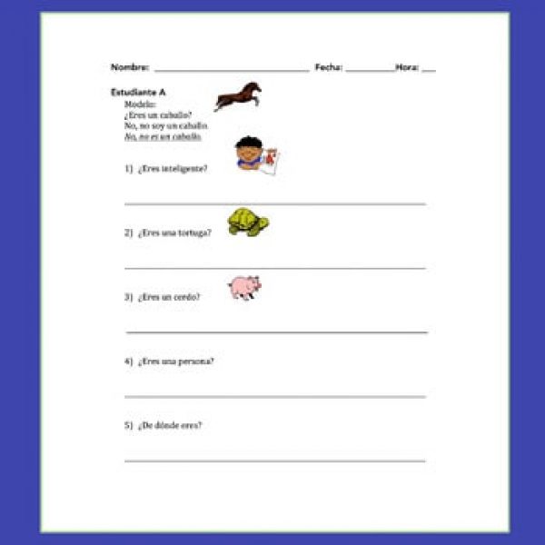 Spanish Ser Paired Listening and Speaking Activities - Image 2