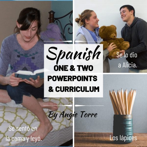Spanish One and Two PowerPoints and Curriculum Mega Bundle