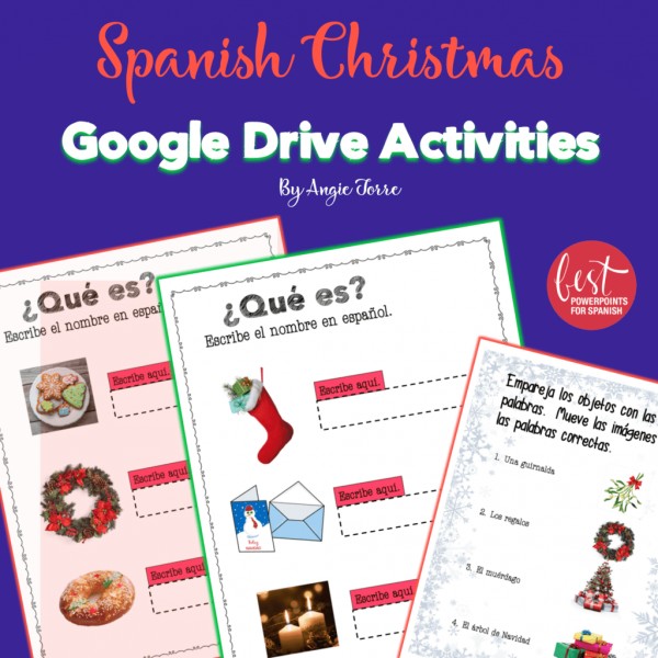 Spanish Christmas La Navidad Google Drive Activities