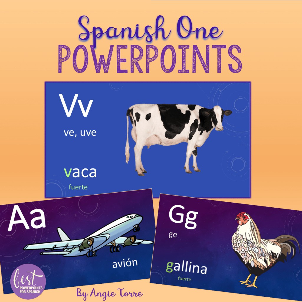 Spanish One PowerPoints - Best PowerPoints For Spanish Class