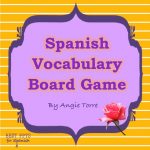 Spanish Vocabulary Board Game