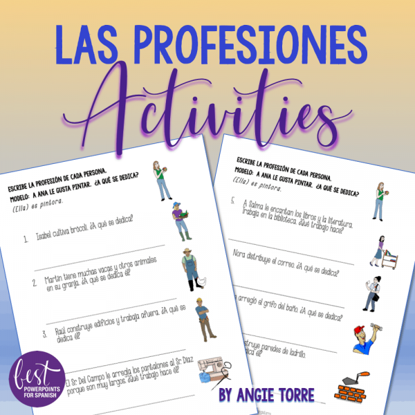 Las profesiones Activities