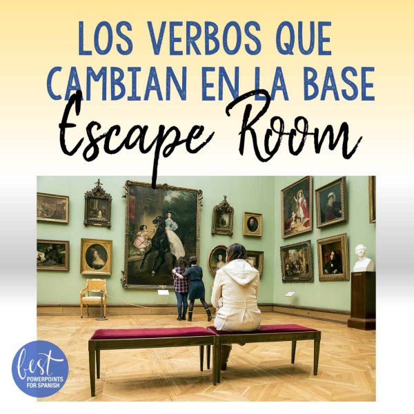 Spanish Stem-changing Verbs Digital Escape Room