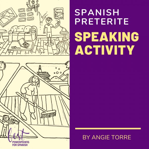 Spanish Preterite Tense Speaking Activity Best PowerPoints For Spanish French