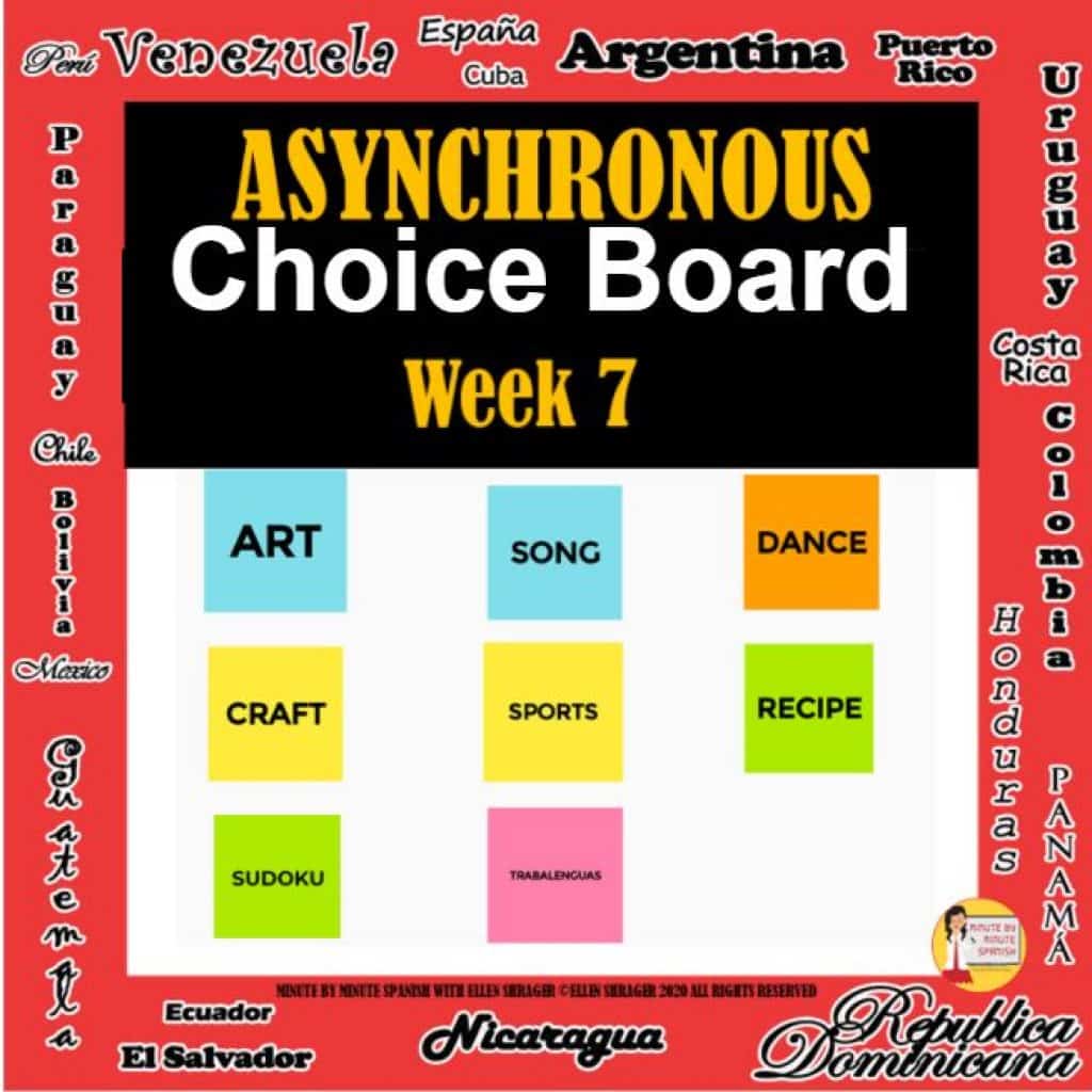 How to Engage Students in Distance Learning Choice Board