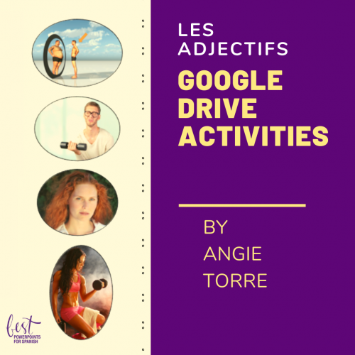 French Descriptive Adjectives Google Drive Activities