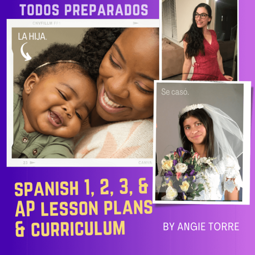 Spanish One Two Three and AP Year-long Lesson Plans and Curriculum