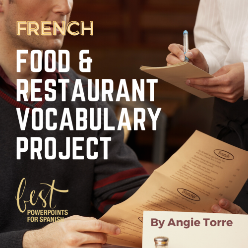 French Food and Restaurant Speaking Group Project Ordering in a restaurant