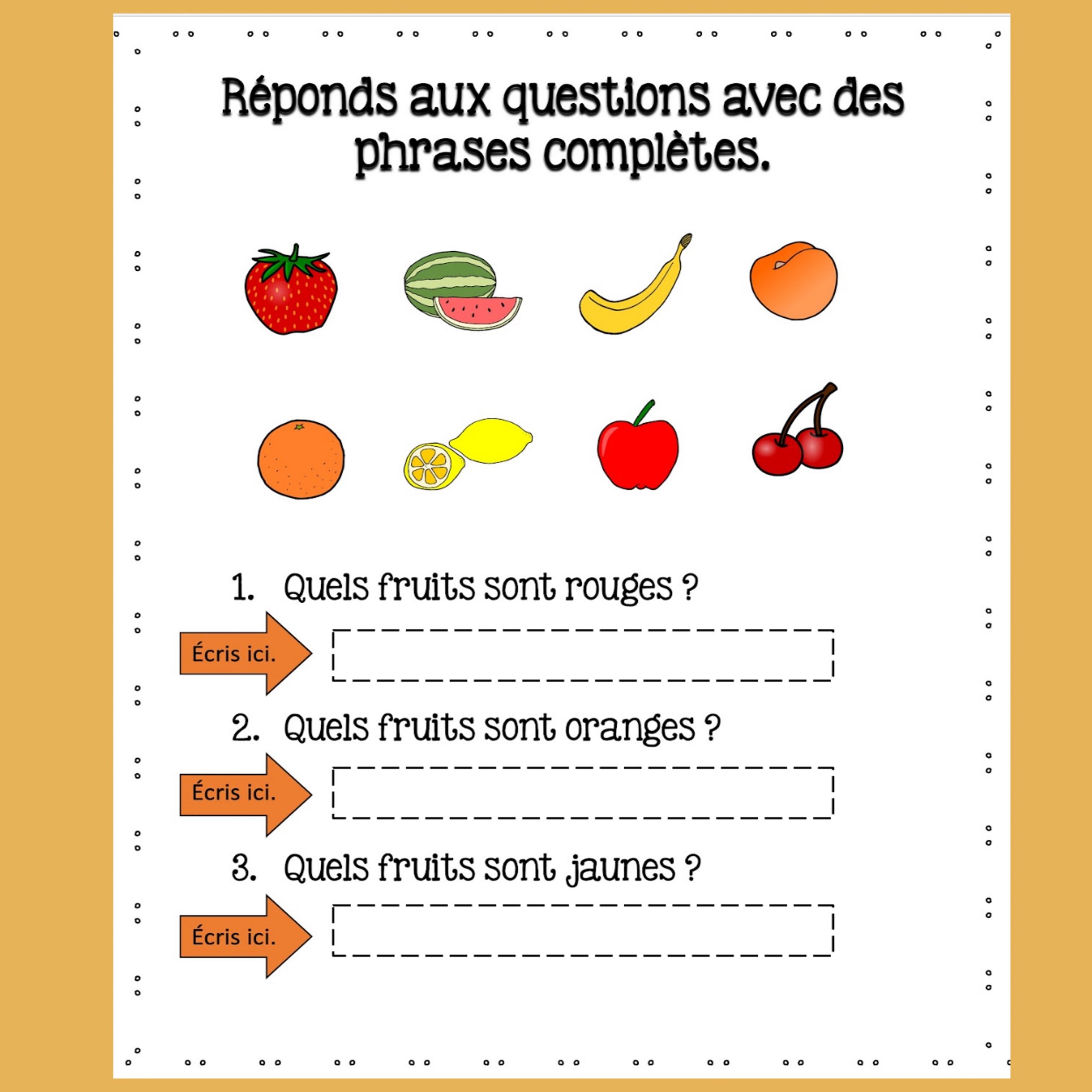 La nourriture Would you Rather - French Que Préfères Food Vocabulary Game