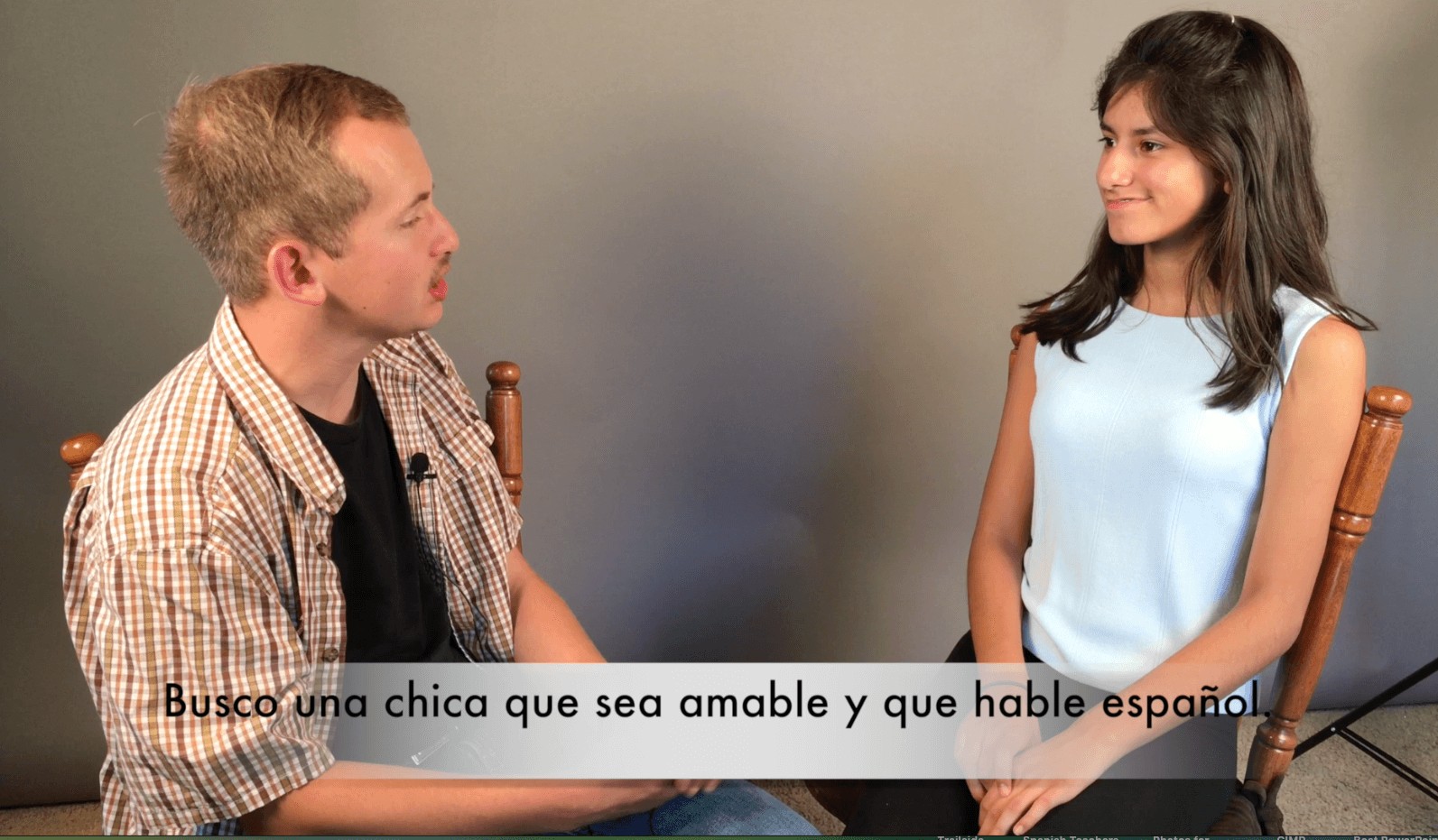 Spanish Subjunctive Las cláusulas adjetivales Video Busco una chica que sea amable y que hable español.