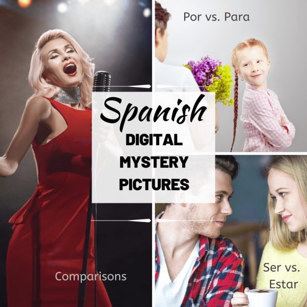 Spanish Digital Mystery Picture Puzzles