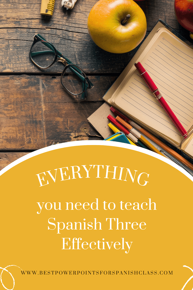 Absolutely Everything You Need to teach Spanish 3 Effectively Best PowerPoints for Spanish