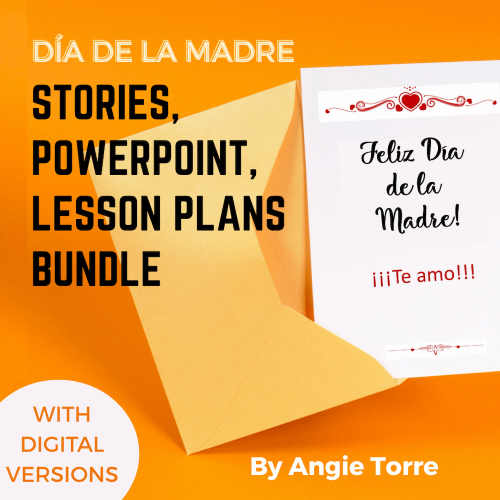 Día de la Madre Dia de las Madres Mothers Day Spanish PowerPoint, Story, Activities