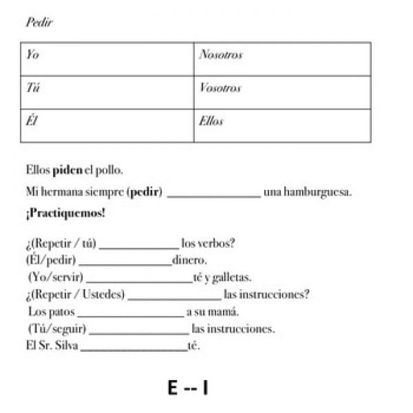 Spanish Stem-Changing Verbs Interactive Notebook Activities and Printables - Image 3